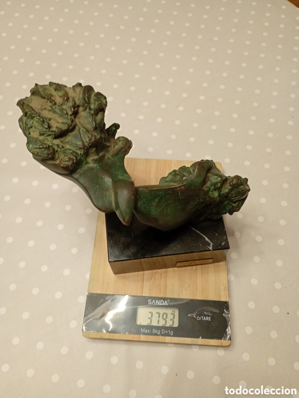 Arte: PERE COLL (PERECOLL). SIGNADA MATR&Oacute;, MARESME, BARCELONA. BRONZE. &iquest;COLOM?
