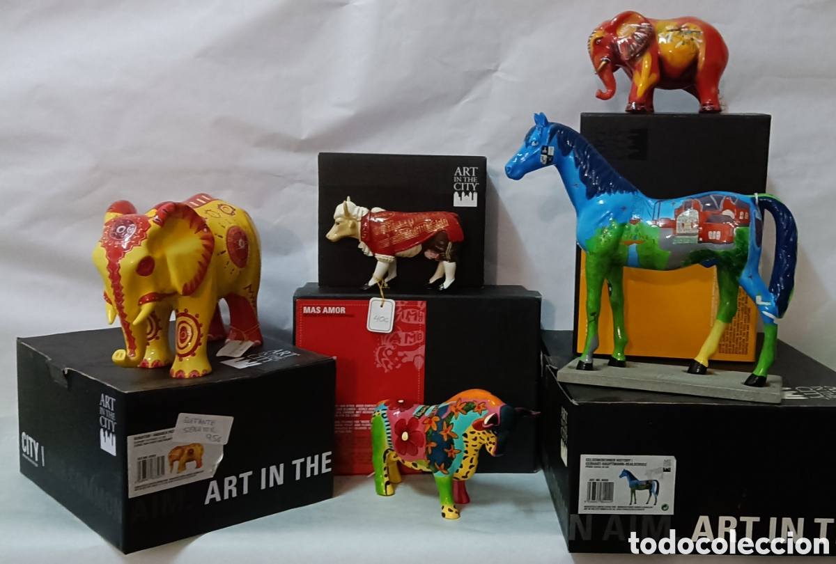 Arte: Lote 5 Figuras Exclusivas &rdquo;Art in the City&rdquo; - NUEVAS con Caja (Descatalogadas)