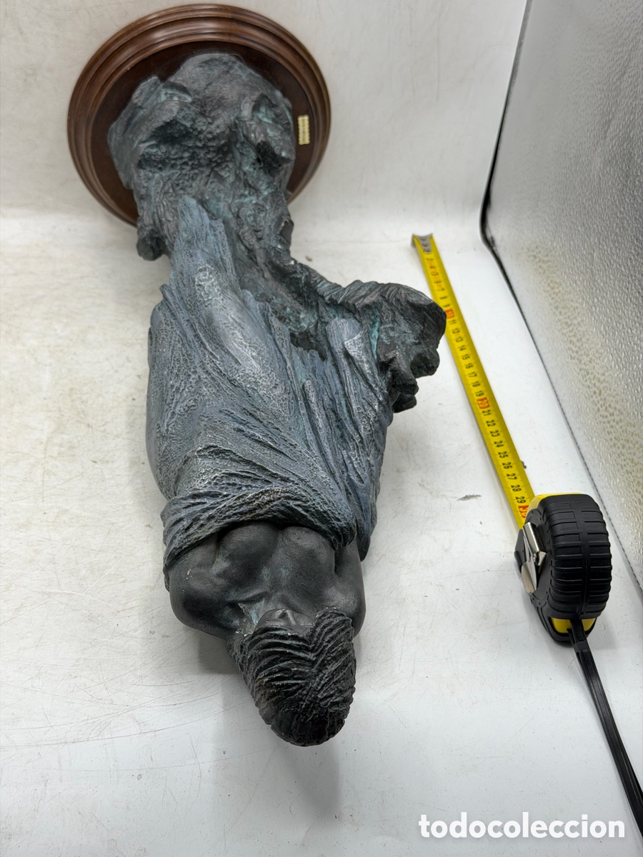Arte: Escultura de Dama en Base de Madera - Foto 8