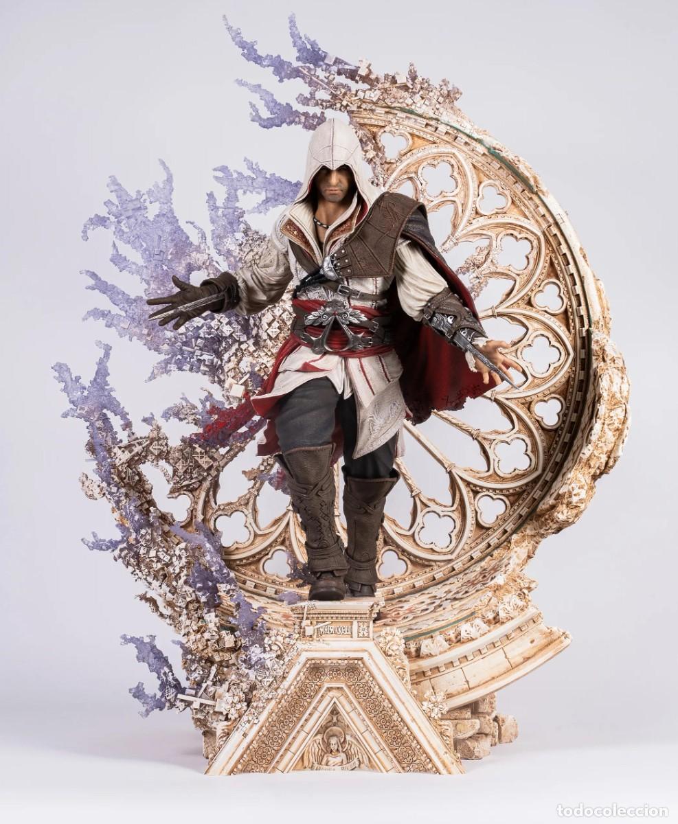 Arte: Escultura Pure Arts Assasins Creed: Animus Ezio Auditore 1:4 Scale 70 cms