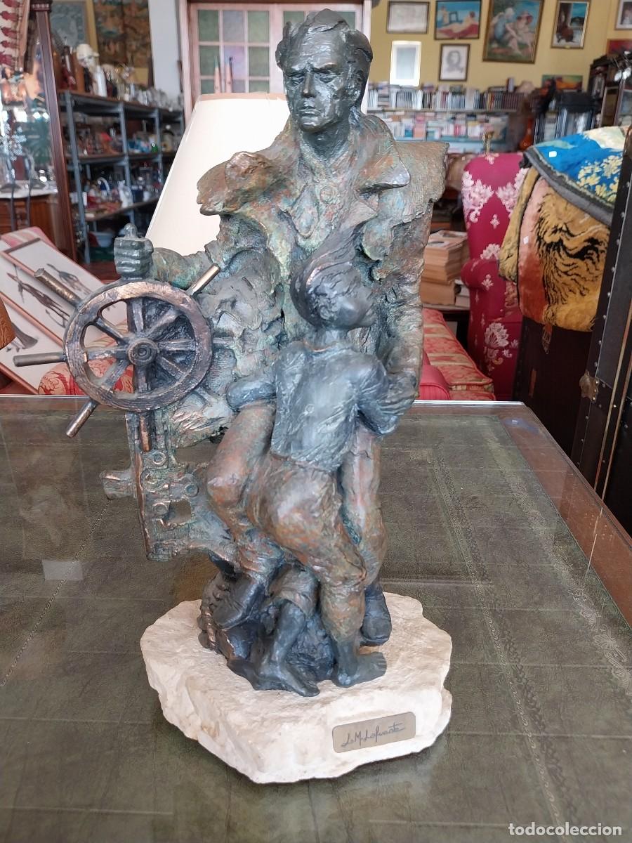 Arte: ESCULTURA DE L. M. LAFUENTE -- BRONCE -- FIRMADA Y NUMERADA --
