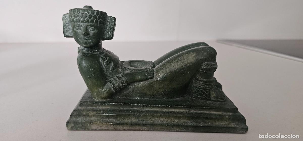 Arte: Preciosa replica escultura Chac Mool Tolteca piedra o similar