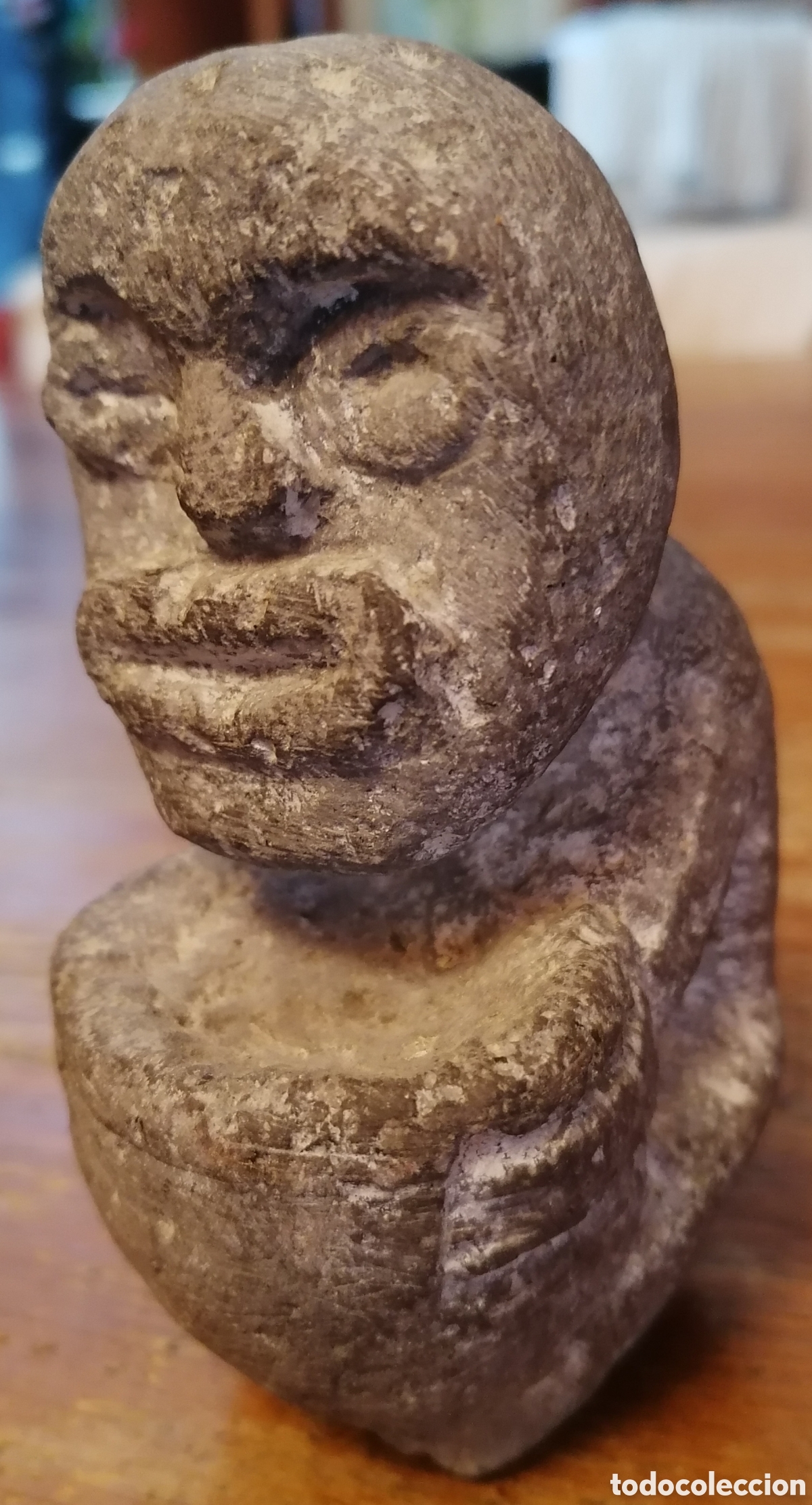 Arte: Antigua escultura en piedra