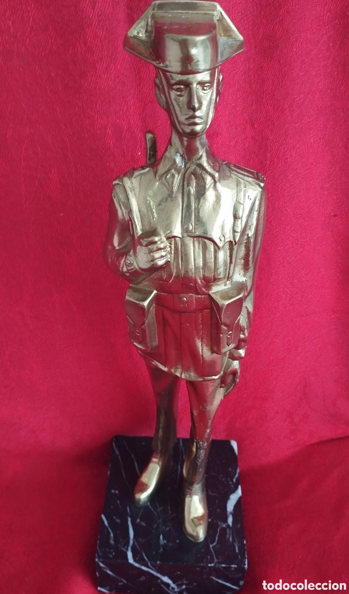 Arte: Gran Figura Guardia Civil Bronce.
