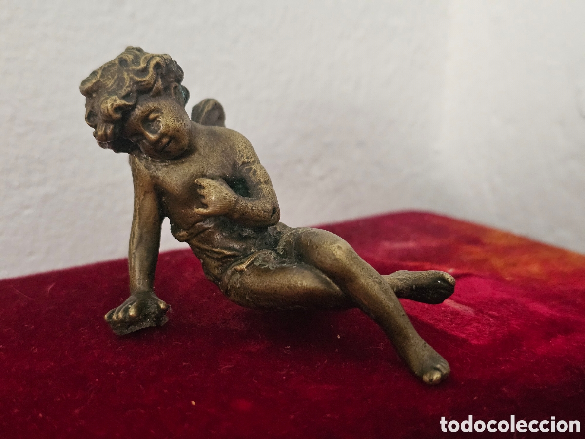 Arte: ​Querub&iacute;n / Angelote Antiguo de Bronce &ndash; Fragmento de Aplique
