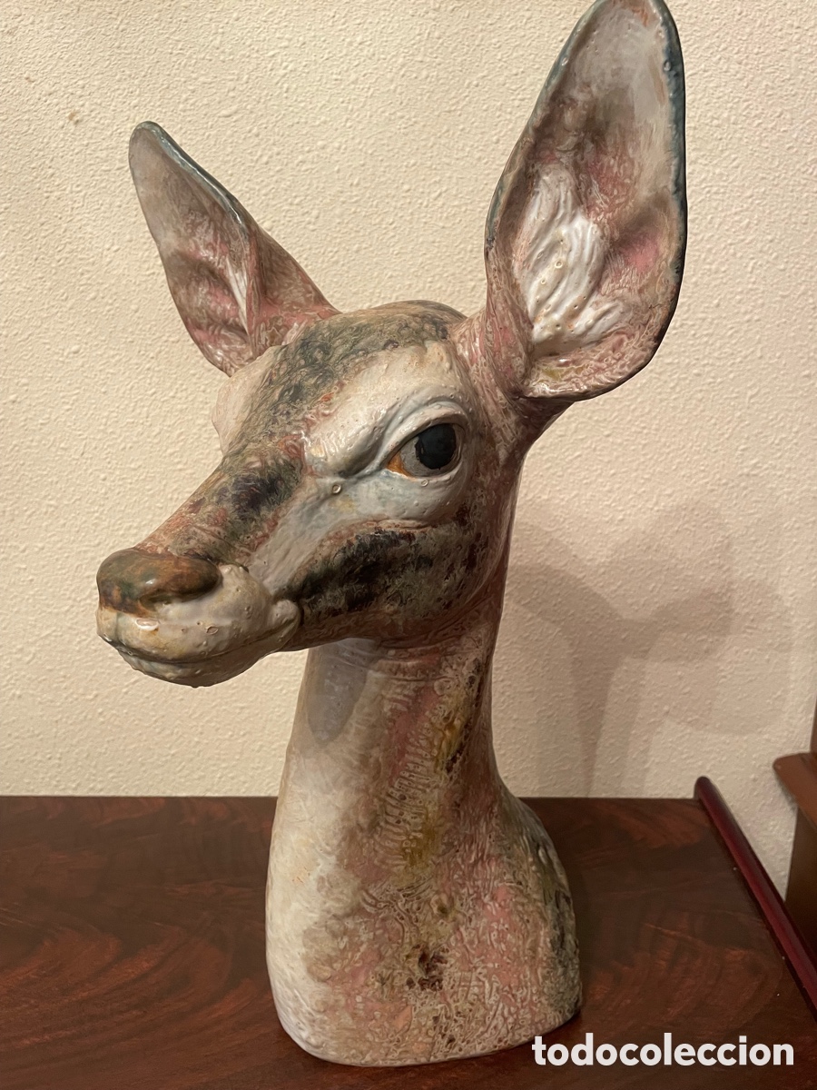 Arte: Busto de gacela Lladr&oacute;