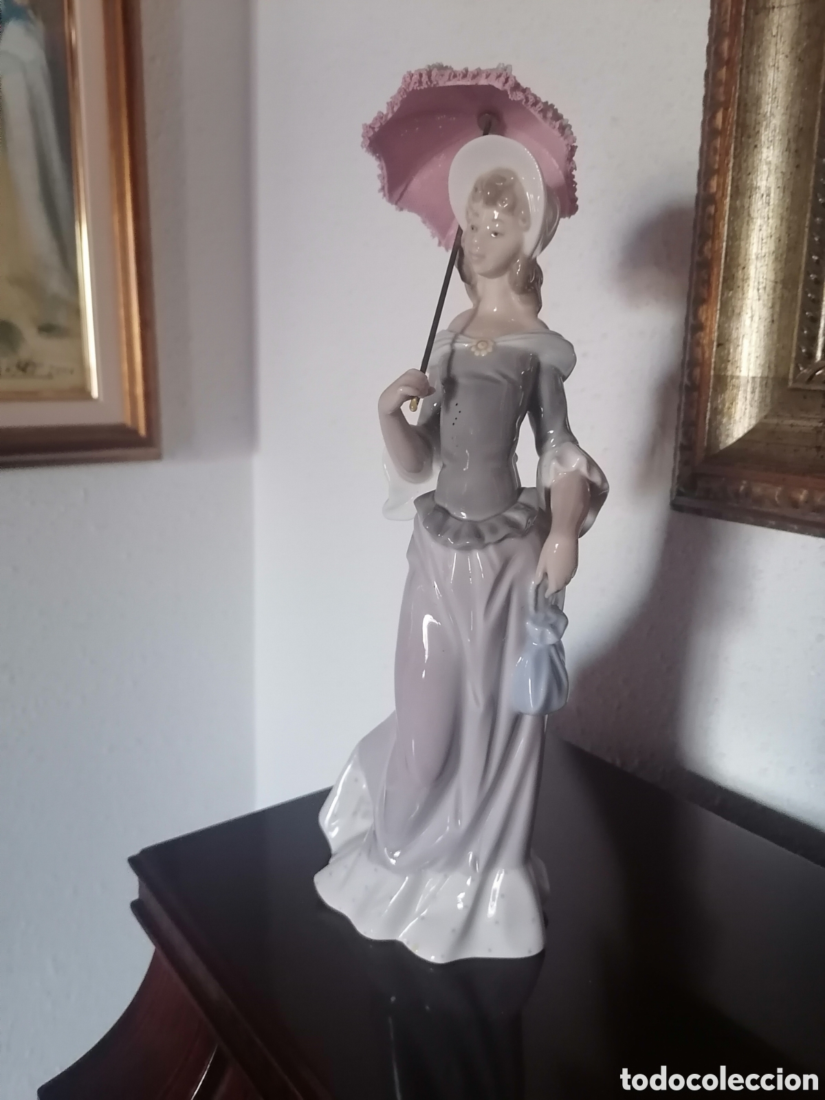 Arte: Figura Lladro original &rdquo;un dia soleado&rdquo; en impecable estado