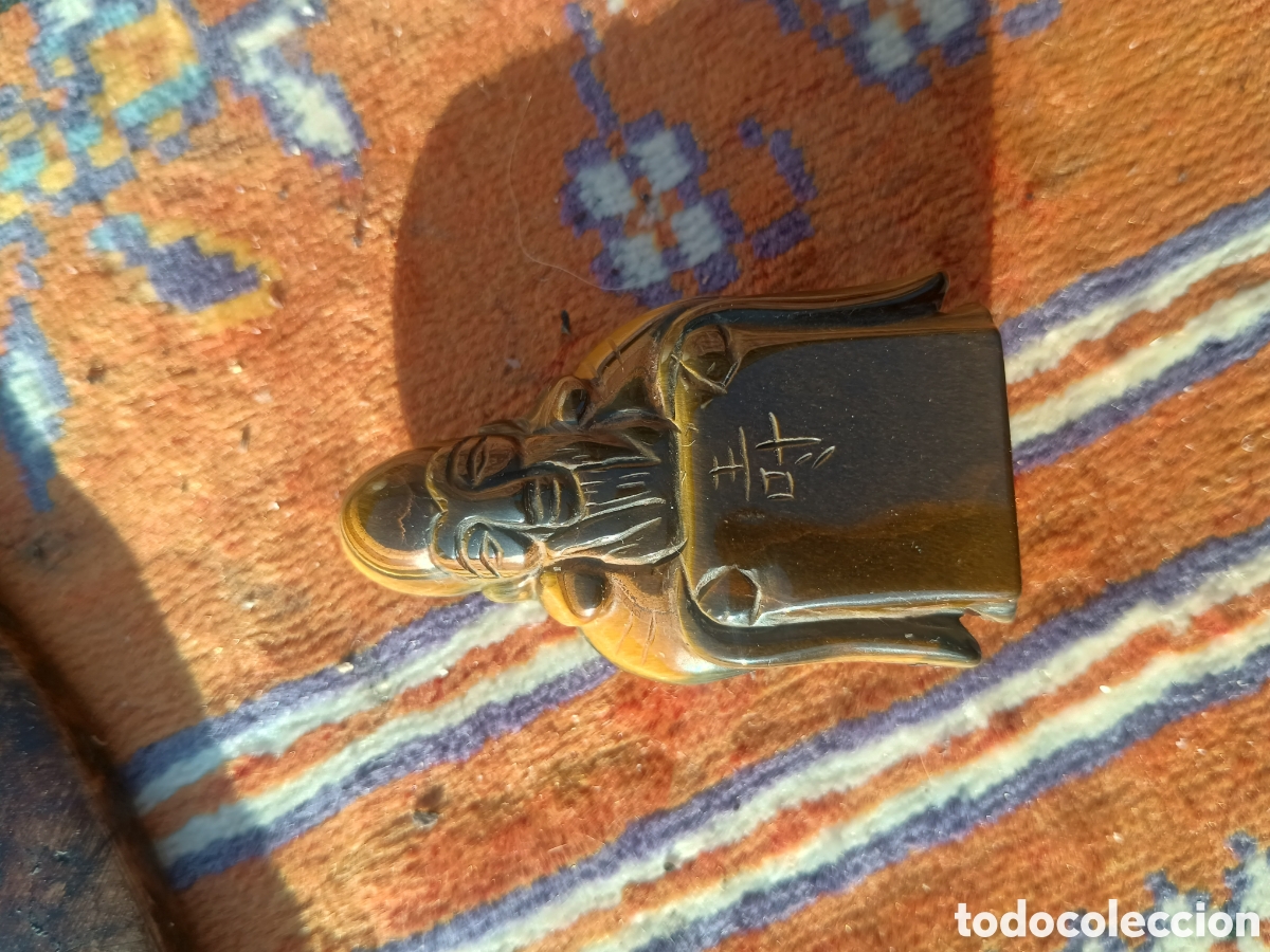 Arte: Netzuke piedra roca firmado