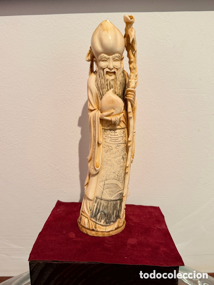 Arte: Escultura china s&iacute;mbolo de longevidad