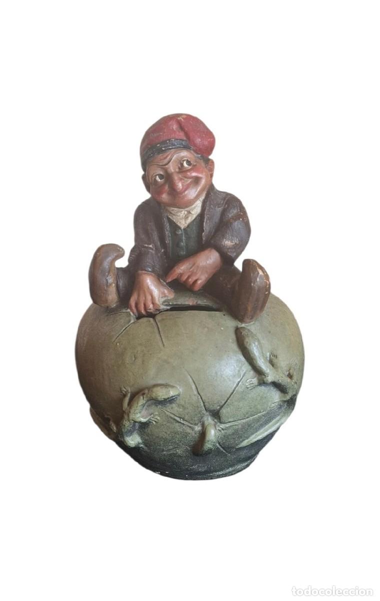 Arte: (ANT-260701)HUCHA DEL CU-CUT DE TERRACOTA