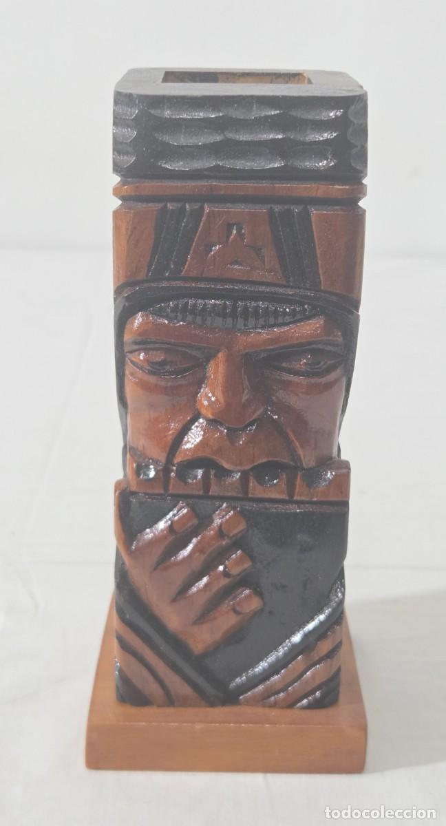 Arte: T&oacute;tem de madera tallada - Foto 1