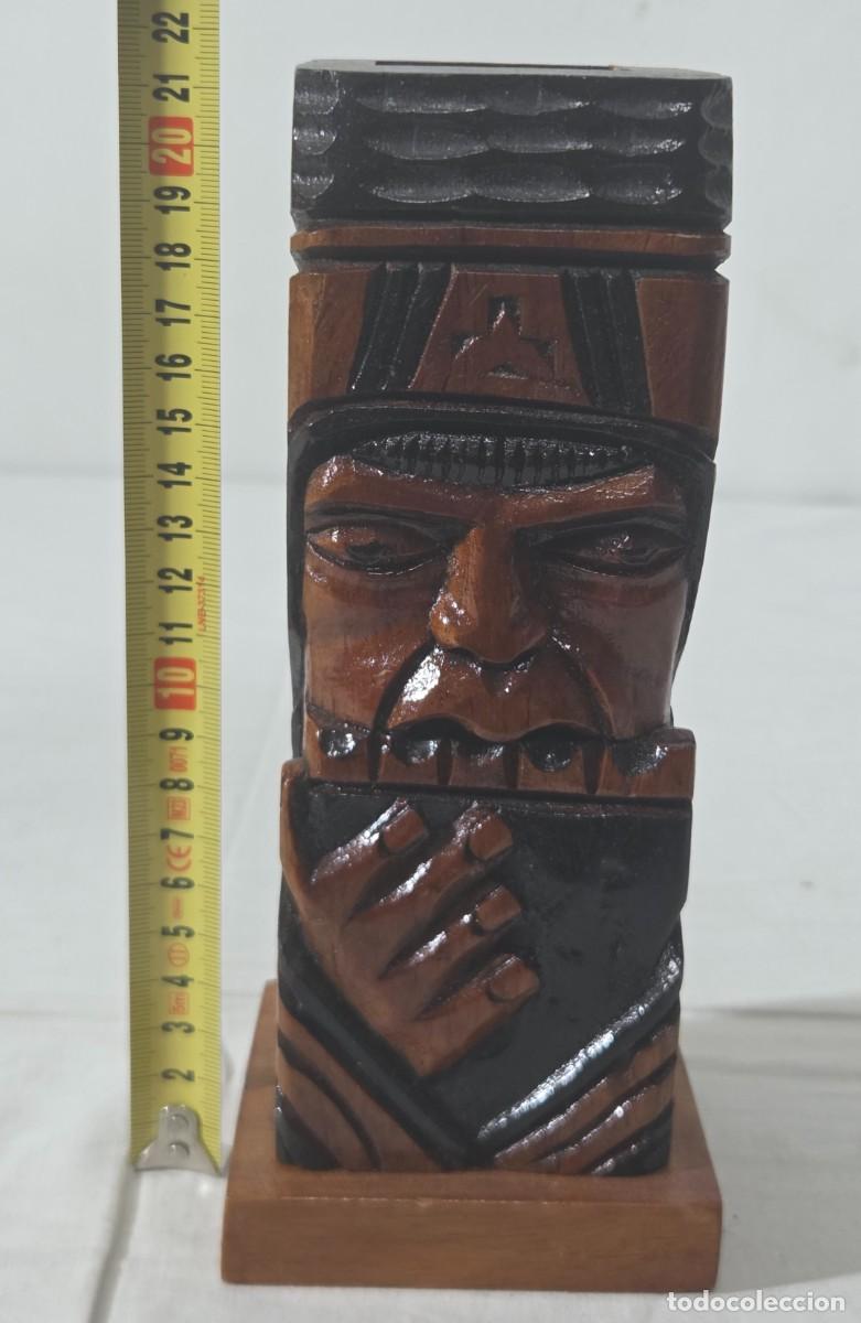 Arte: T&oacute;tem de madera tallada - Foto 9