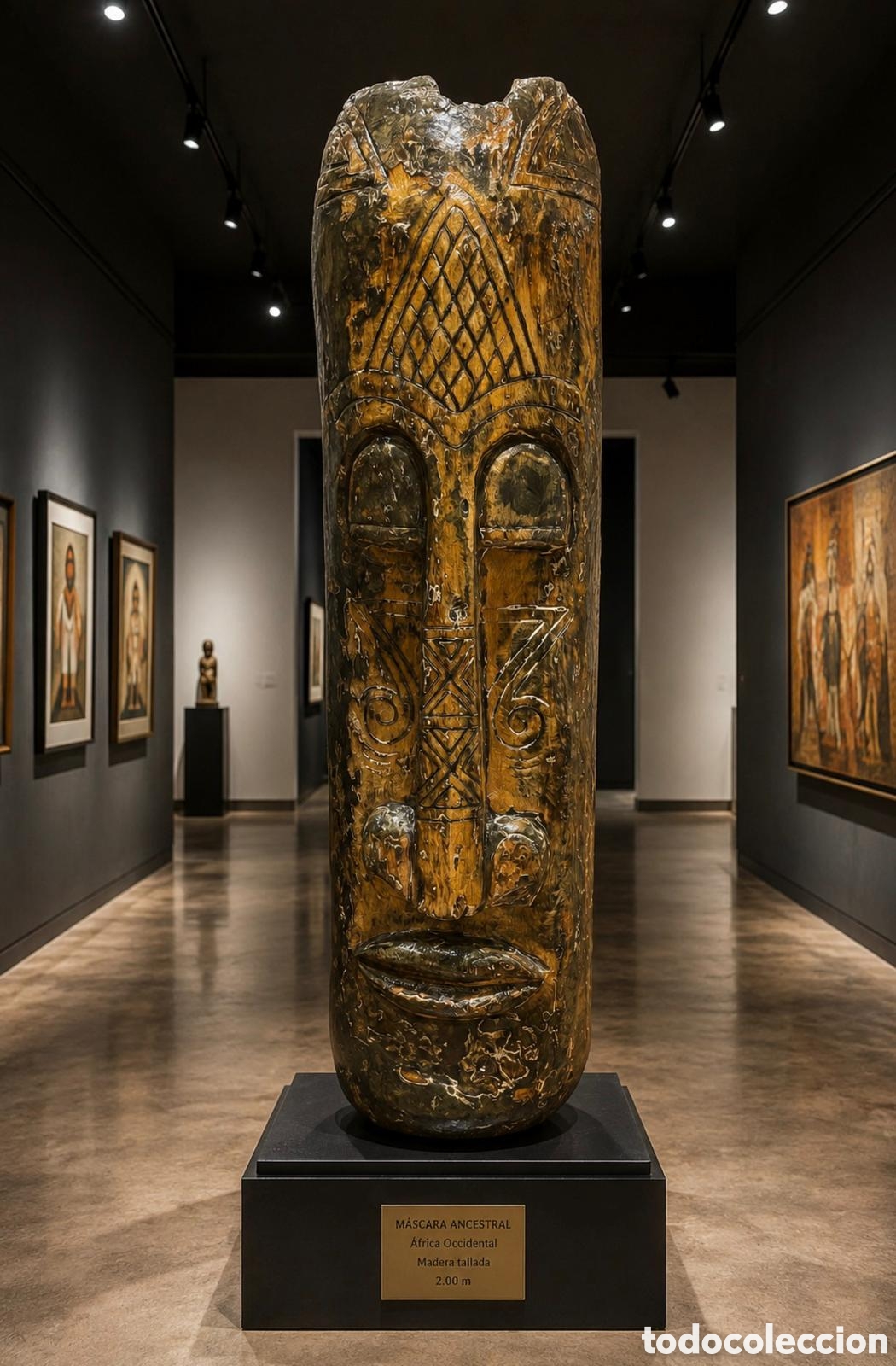 Arte: Escultura en madera centenaria