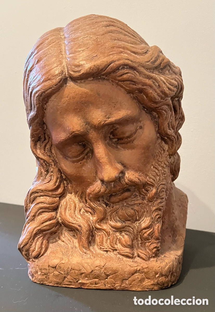 Arte: Busto terracota Cristo Buena Muerte