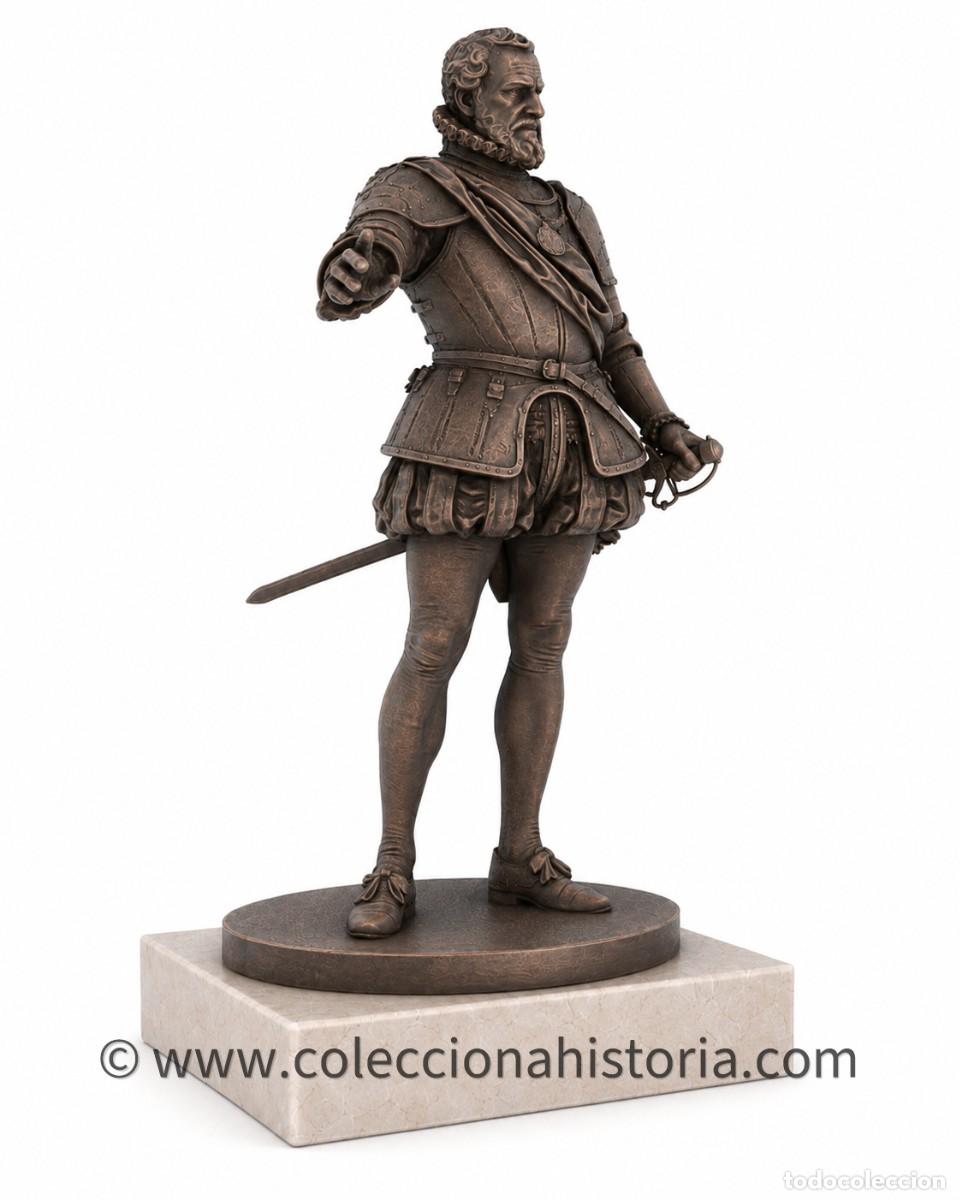 Arte: Escultura Bronce &Aacute;lvaro de Baz&aacute;n 27 cm