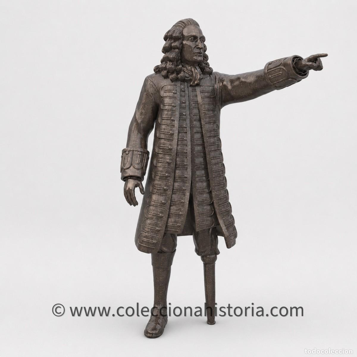 Arte: Escultura Bronce Blas de Lezo 27 cm