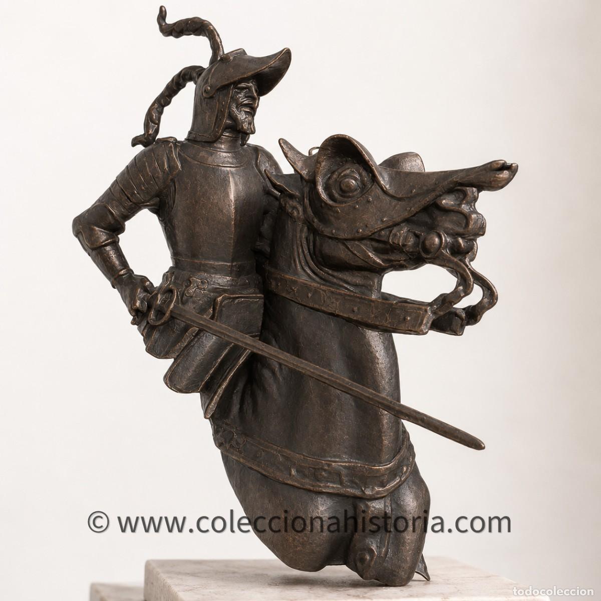 Arte: Escultura Bronce Francisco Pizarro 28cm