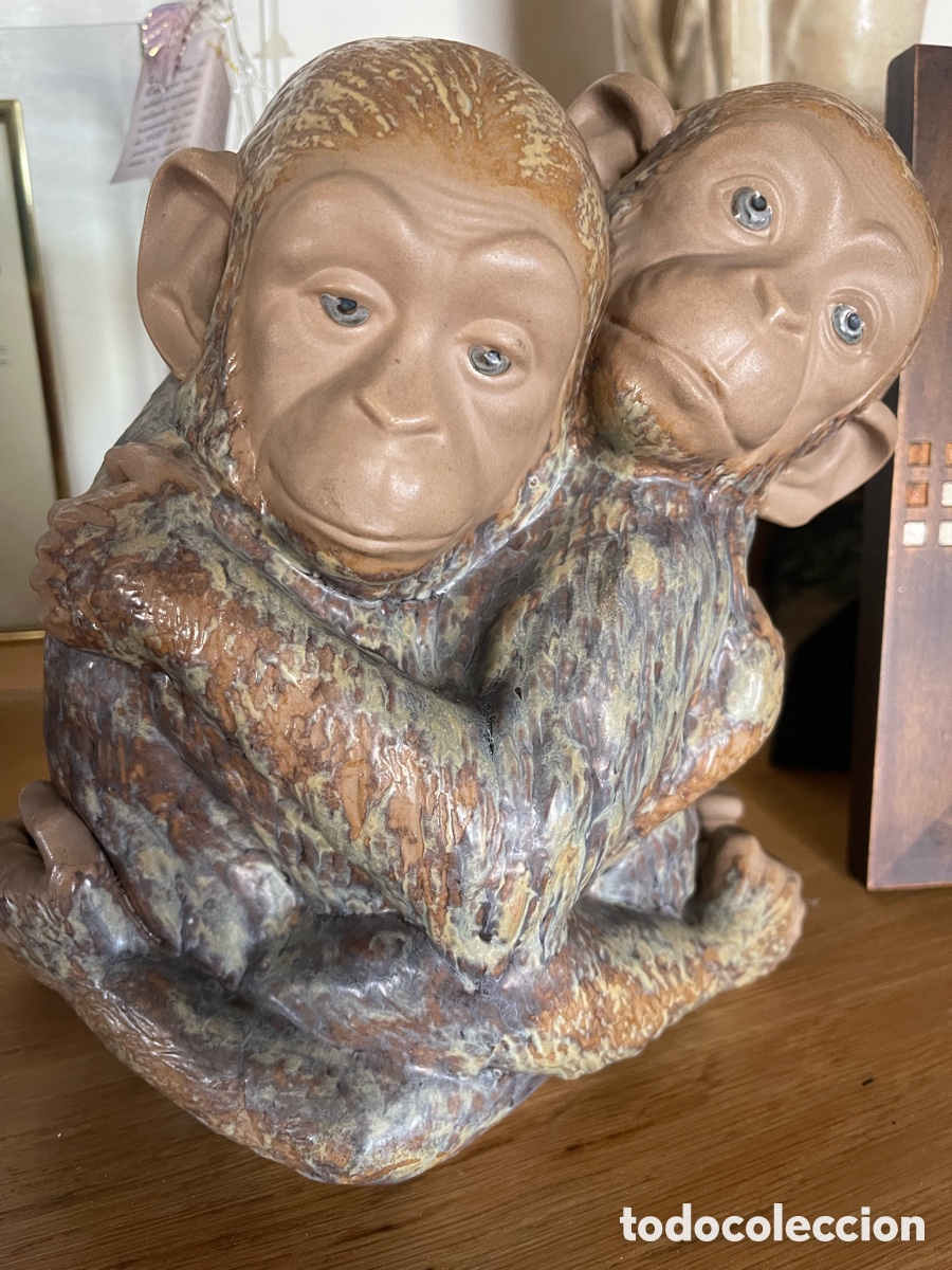Arte: Preciosos monos abrazados Lladro