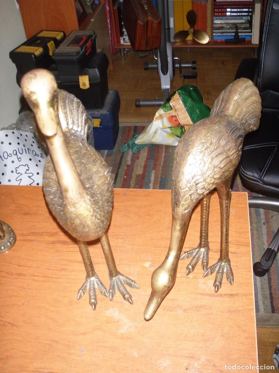 Arte: GRANDES AVESTRUCES DE BRONCE