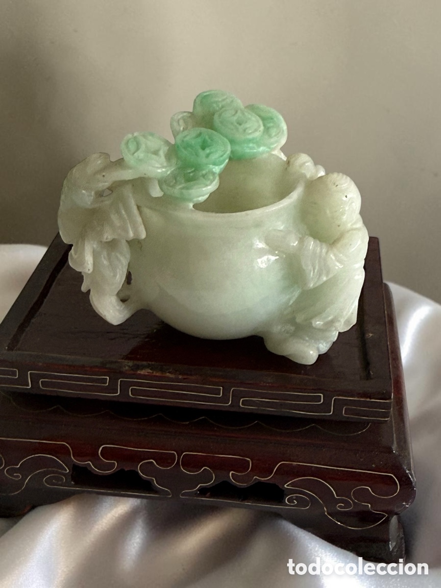Arte: Figura de jade tallada