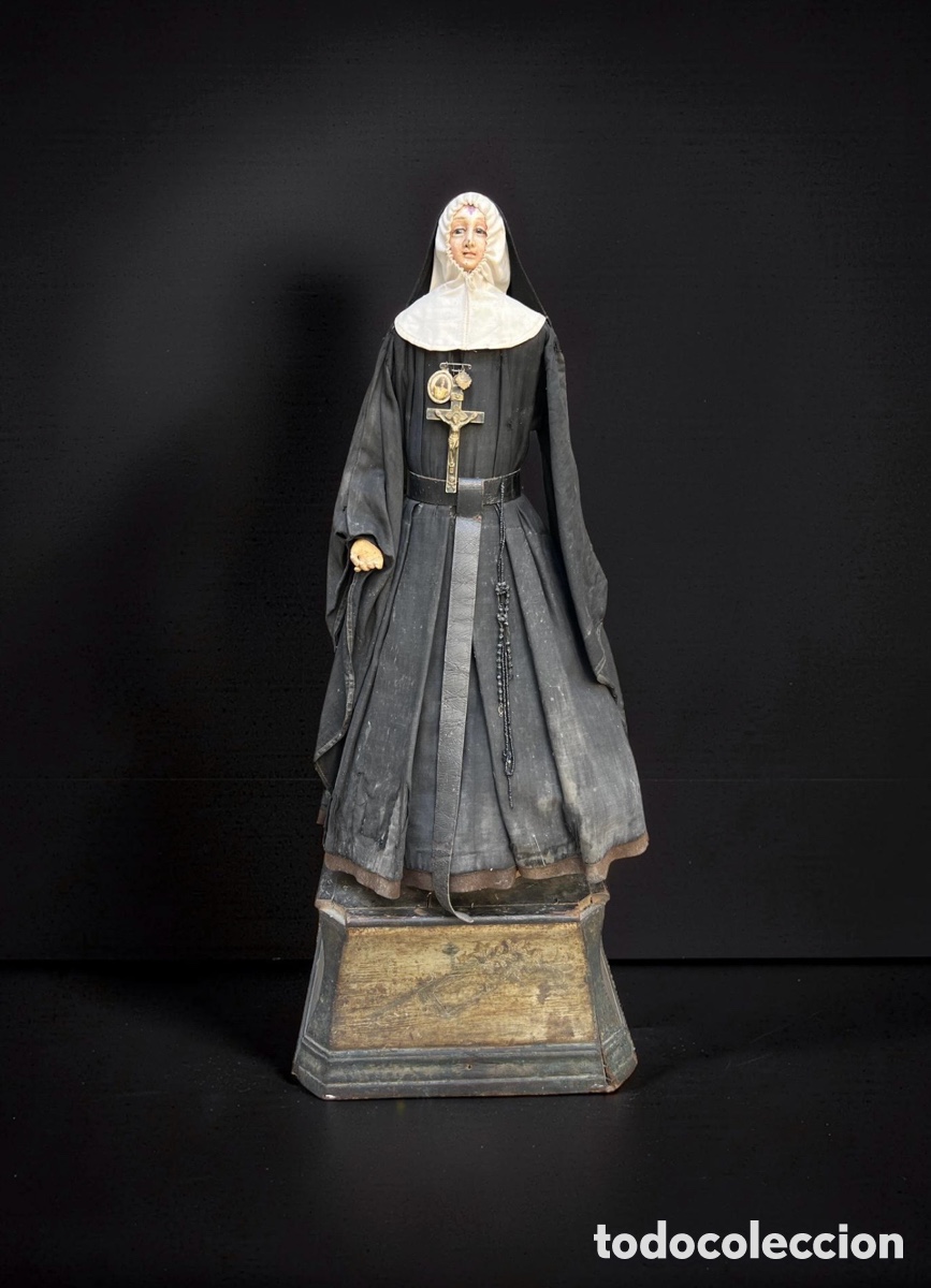 Arte: SANTA RITA (SIGLO XVIII) ESCULTURA DE CANDELERO