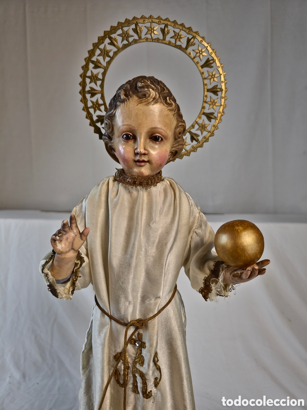 Arte: Ni&ntilde;o Jes&uacute;s Capipota Salvador del Mundo