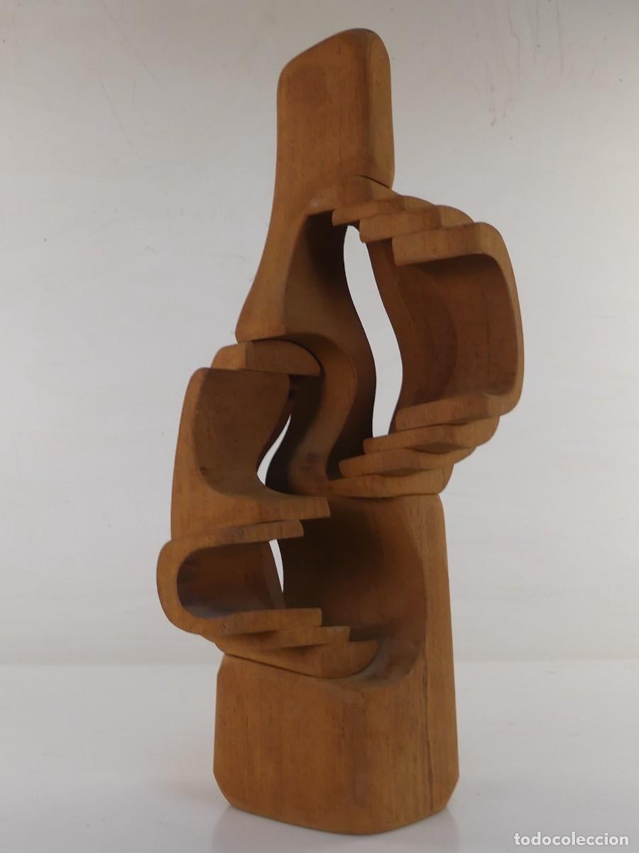Arte: PRECIOSA FIGURA ESCULTURA TALLA DE MADERA