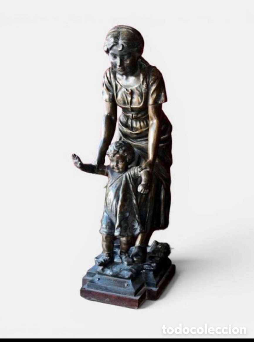 Arte: PREMIERS PAS Par A. J. Scotte Auguste-Joseph Scotte (activo 1876-1913)