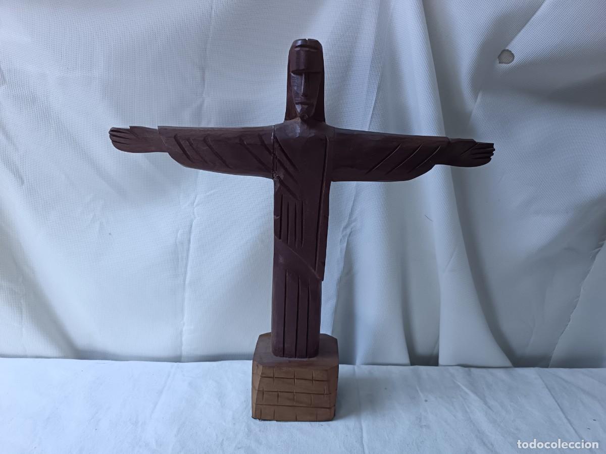 Kunst: Talla en madera del Cristo Redentor, Brasil