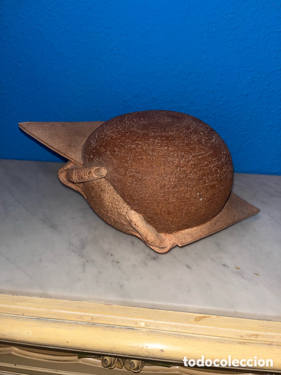 Arte: Rara Pieza Decorativa Escultura De Terracota Subrealista