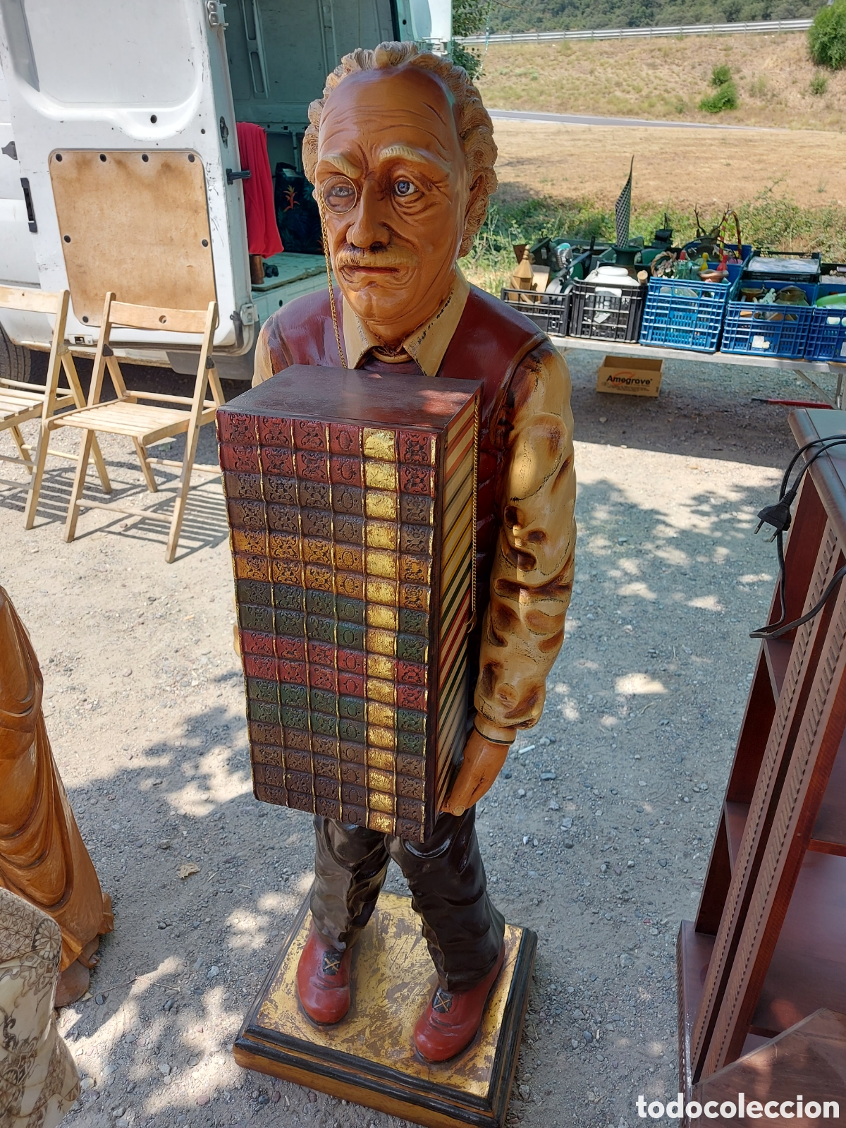 Arte: FIGURA ENSTEIN 130 cm de altura