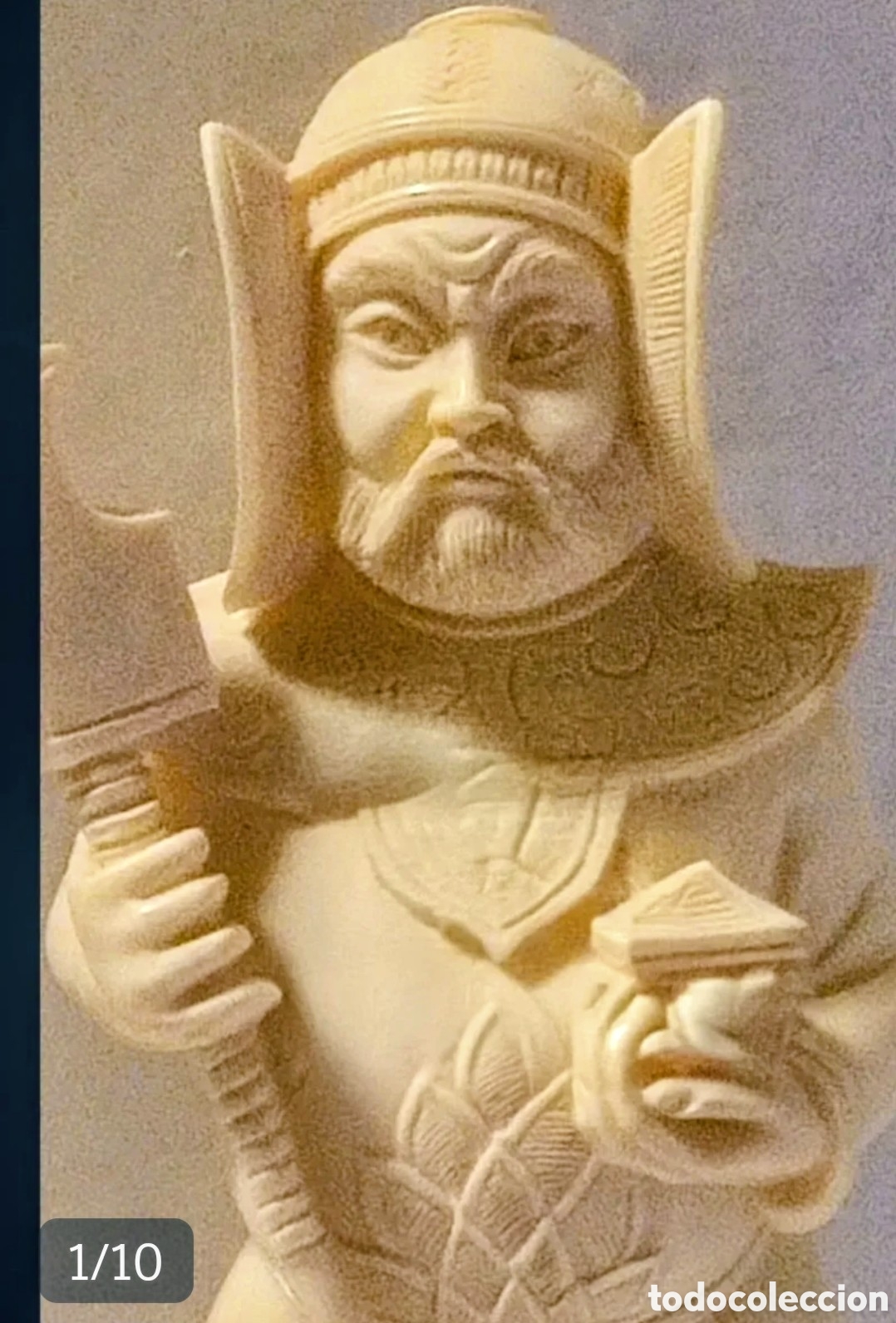 Arte: ESCULTURA DE RESINA DIOS BISHAMON OK N