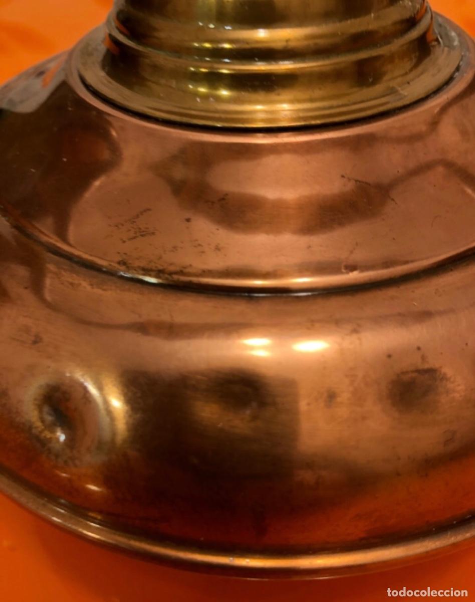 Arte: ANTIGUA TETERA DE BRONCE - Foto 4