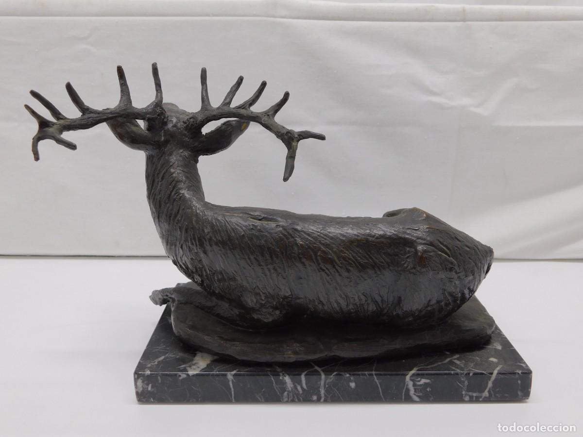 Arte: BRONCE CIERVO - FIRMADA - Foto 7