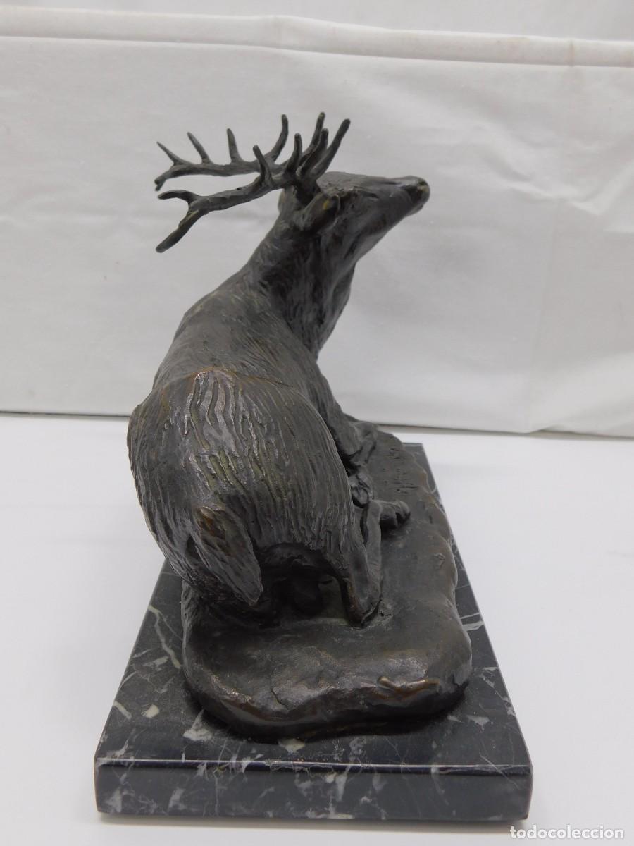 Arte: BRONCE CIERVO - FIRMADA - Foto 8