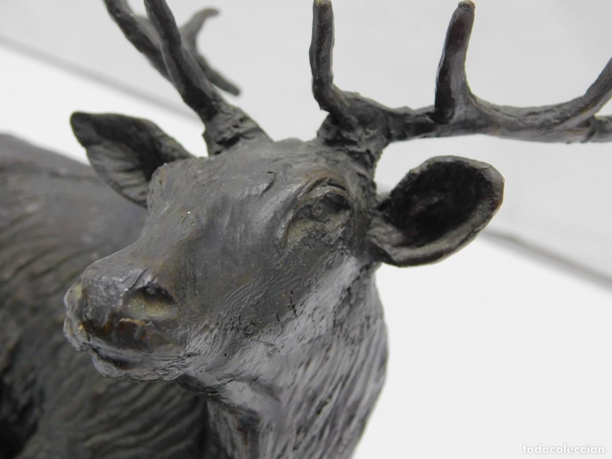 Arte: BRONCE CIERVO - FIRMADA - Foto 10