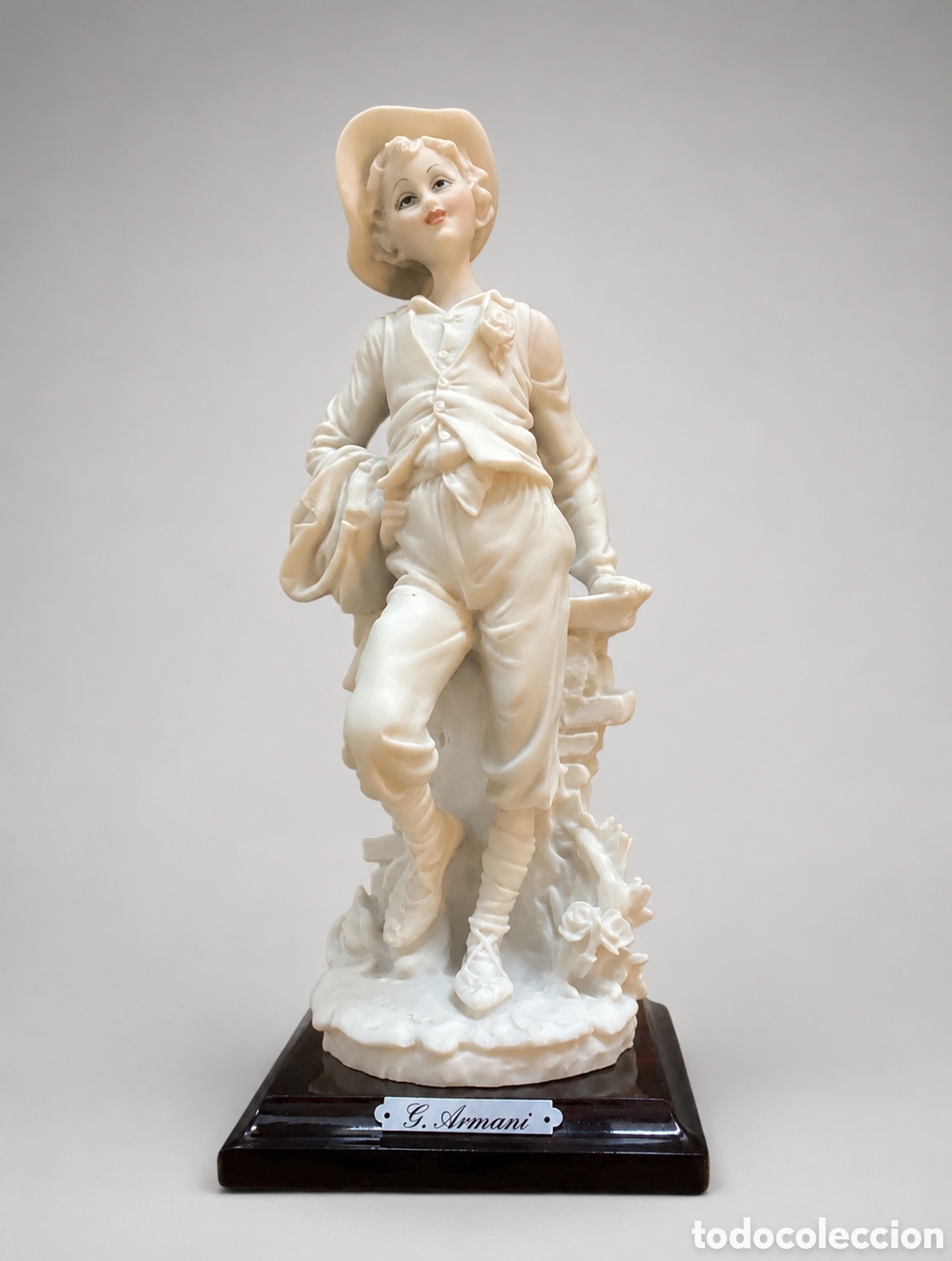 Arte: Capodimonte - Giuseppe Armani - Escultura, S. XX - Firmado - 23 cm - Porcelana