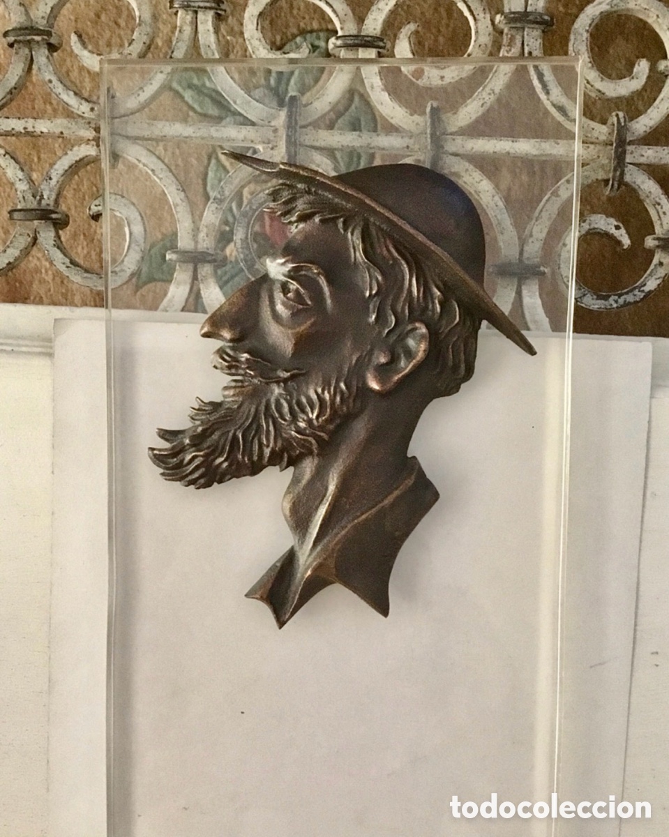Arte: Relieve en bronce de Don Quijote - Foto 2