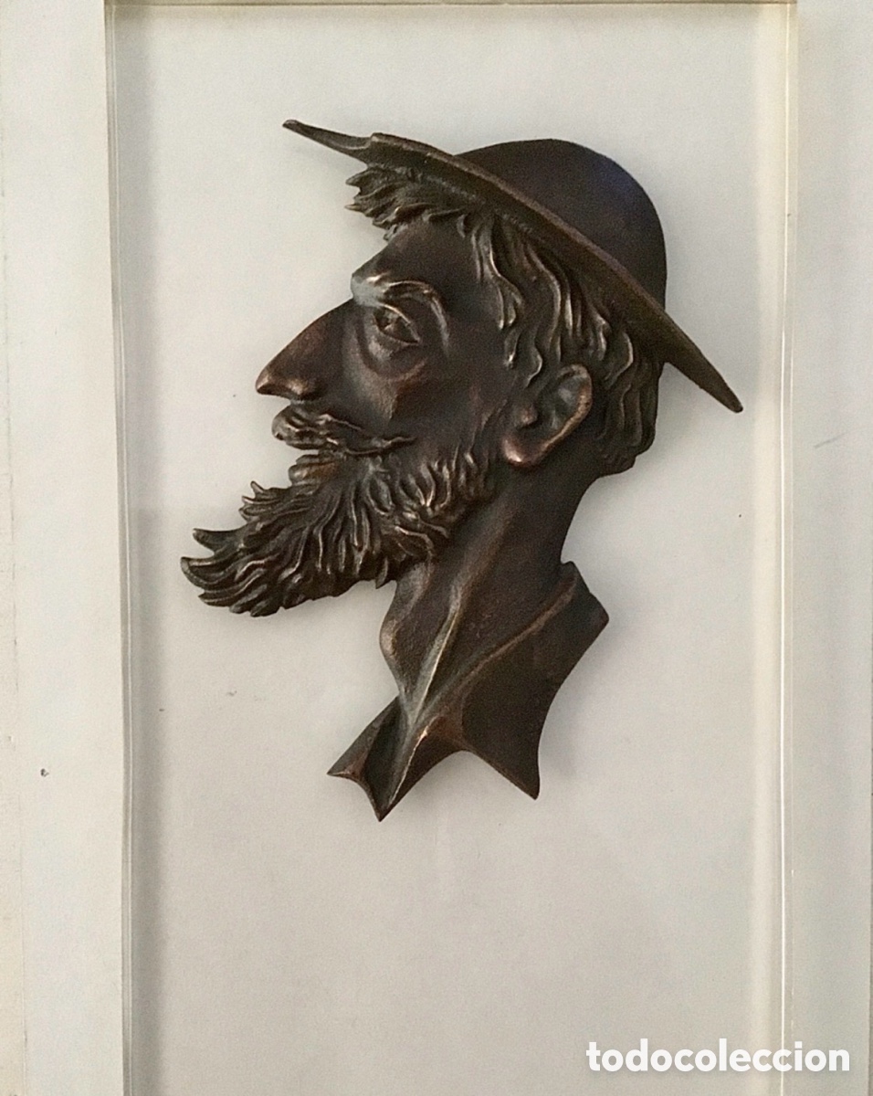 Art: Relieve en bronce de Don Quijote