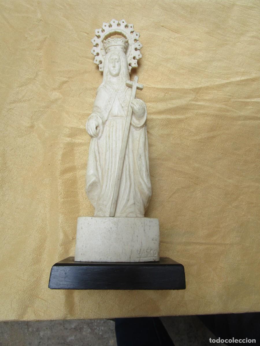 Arte: GALICIA Talla osamenta cachalote de Jos&eacute; Vasco Seijo - SAN SEBASTIAN MARTIRIZADO - 25cm 560GR.