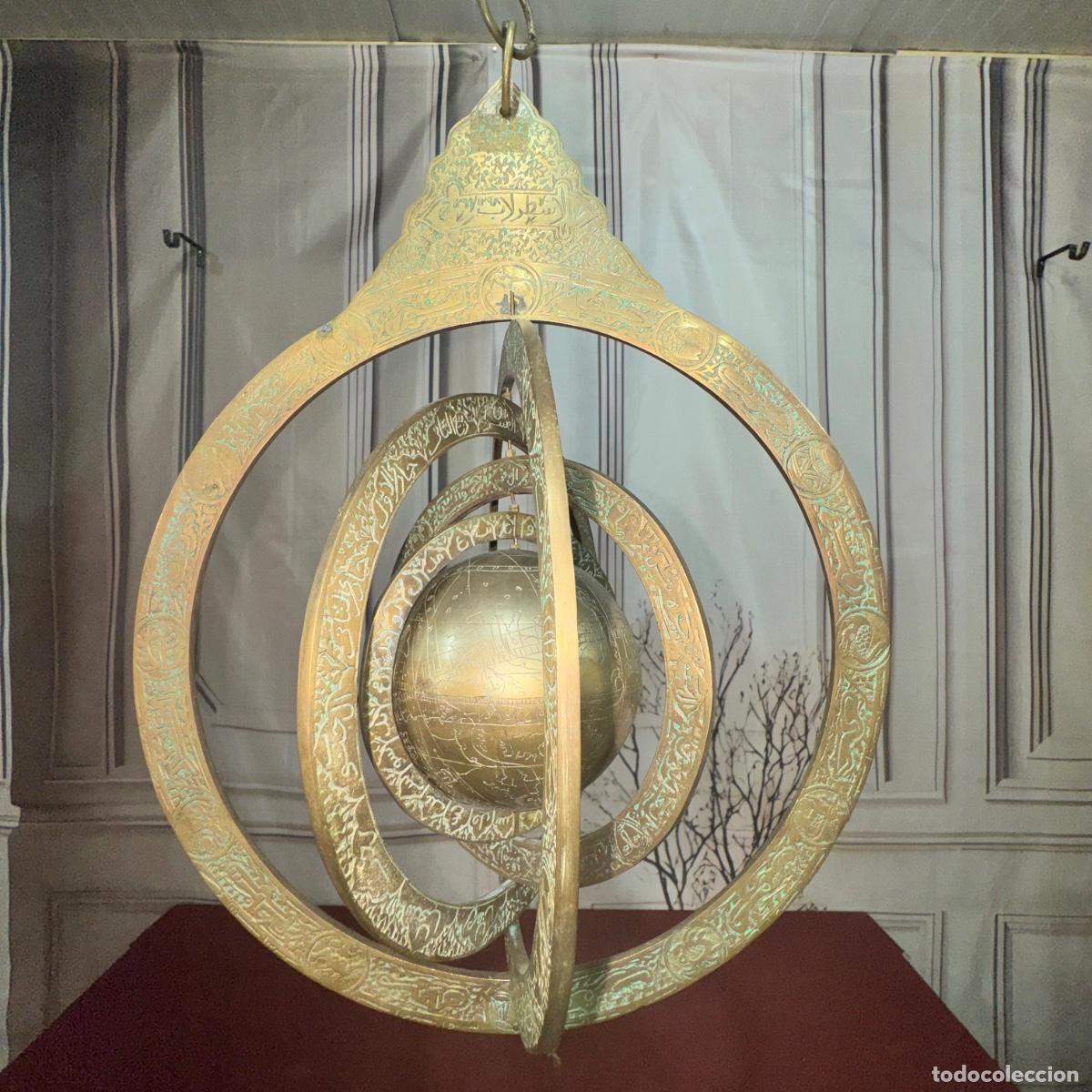 Arte: Esfera Armilar Decorativa de Lat&oacute;n Macizo