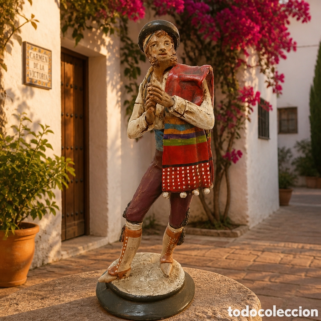 Arte: ANTIGUA FIGURA REALIZADA EN TERRACOTA