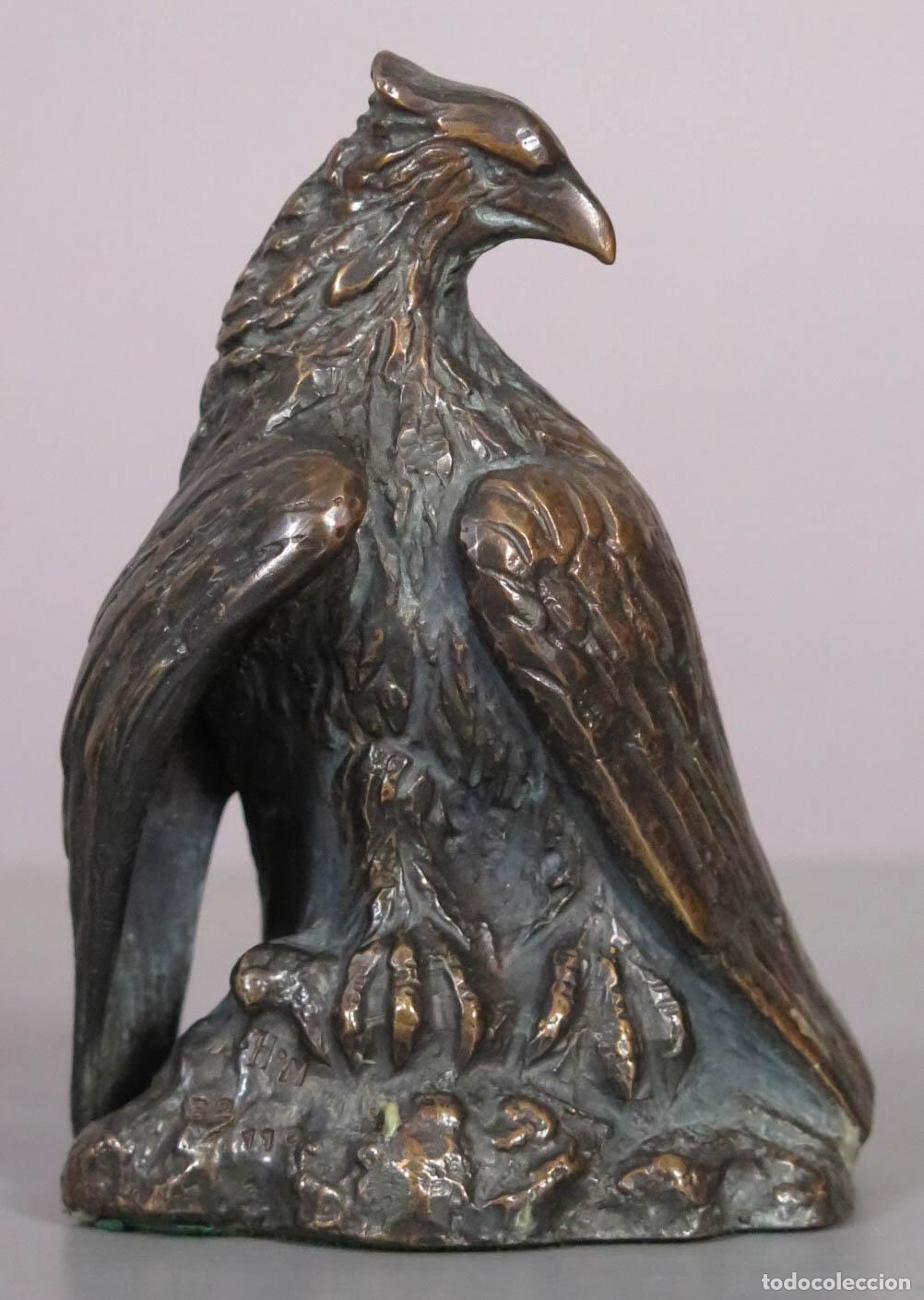 Arte: AGUILA. BRONCE. AGUSTIN DE LA HERRAN. SIGLO XX