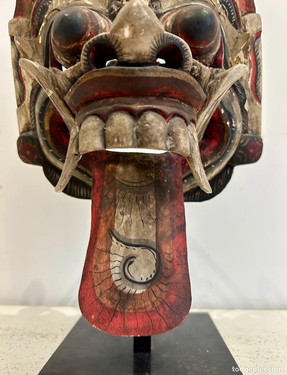 Arte: M&aacute;scara oriental drag&oacute;n Circa 1900 - Foto 6