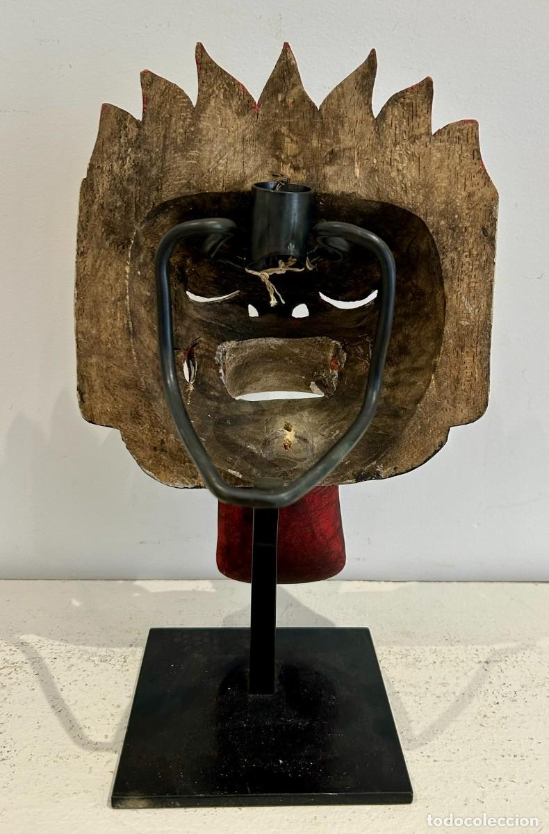 Arte: M&aacute;scara oriental drag&oacute;n Circa 1900 - Foto 7