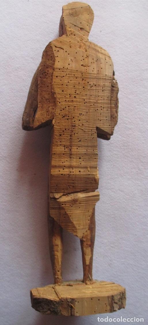 Arte: FIGURA EN TALLA DE MADERA - Foto 5