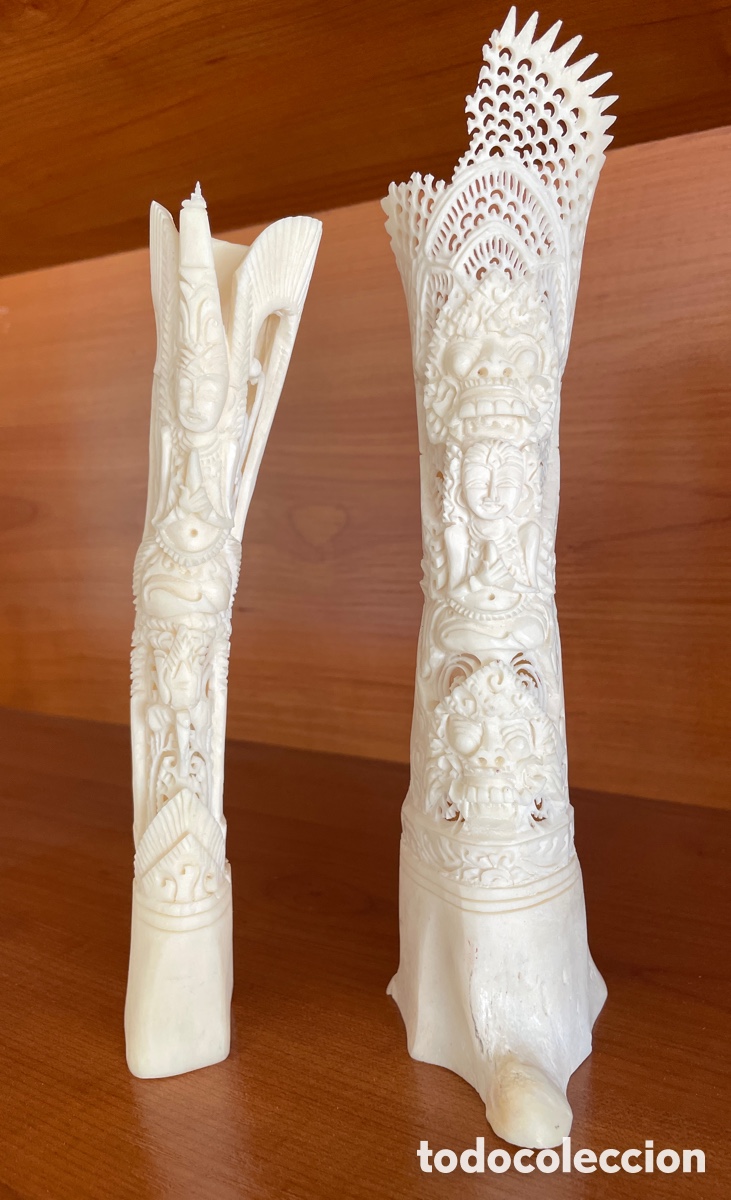 Arte: Figuras tailandesas, talladas en hueso