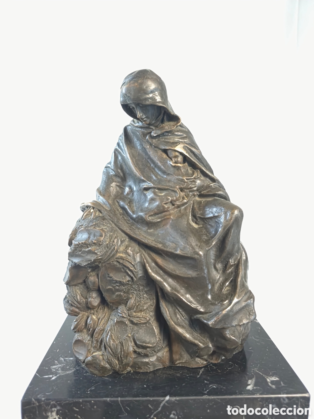 Arte: Virgen en Bronce Firmada Numerada - Foto 5