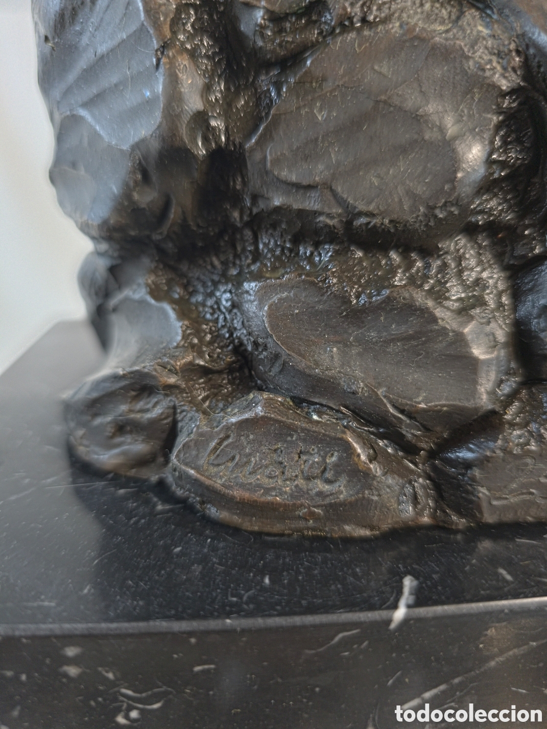 Arte: Virgen en Bronce Firmada Numerada - Foto 7