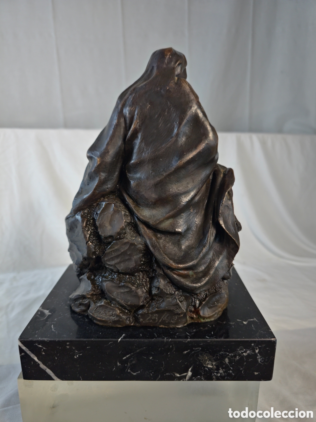 Arte: Virgen en Bronce Firmada Numerada - Foto 9